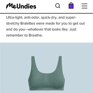 Me Undies breathe scoop bralette